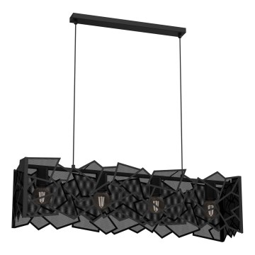 Luster na sajli CAMO 4xE27/15W/230V crno