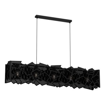 Luster na sajli CAMO 5xE27/15W/230V crno