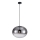 Luster na sajli CAMPANIA 1xE27/60W/230V crno