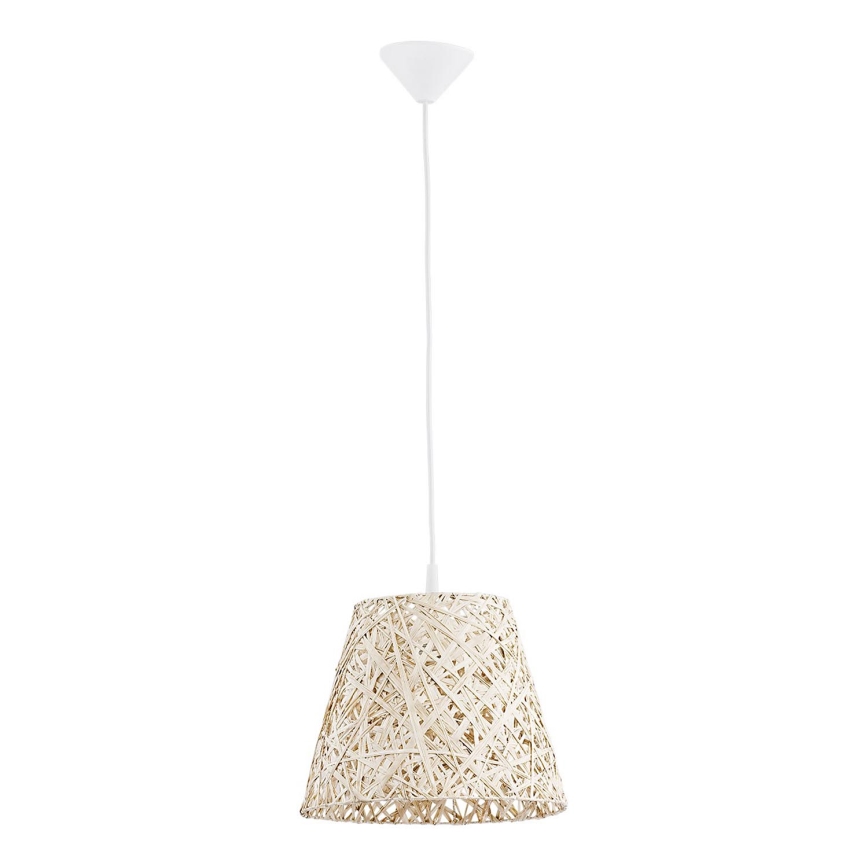Luster na sajli CANNUCIA 1xE27/15W/230V kremasta