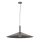 Luster na sajli CAPRI 1xE27/15W/230V pr. 70 cm antracit/sivo