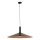 Luster na sajli CAPRI 1xE27/15W/230V pr. 70 cm crno/bakrena