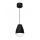 Luster na sajli CARYON 1xE14/60W/230V crno