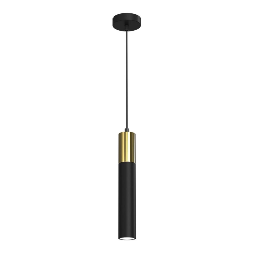 Luster na sajli CASSA 1xGU10/8W/230V crno/zlatna