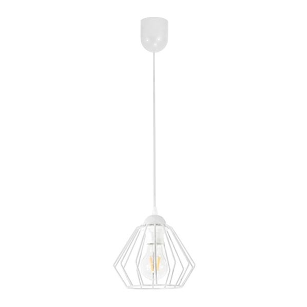 Luster na sajli CEED 1xE27/60W/230V bela