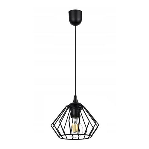 Luster na sajli CEED 1xE27/60W/230V crno