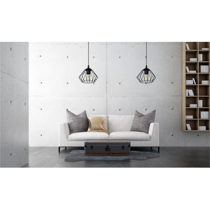 Luster na sajli CEED 1xE27/60W/230V crno