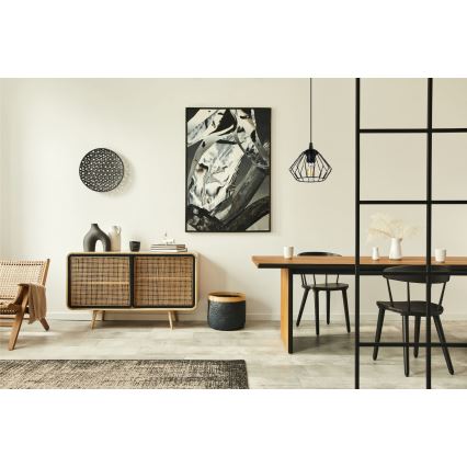 Luster na sajli CEED 1xE27/60W/230V crno