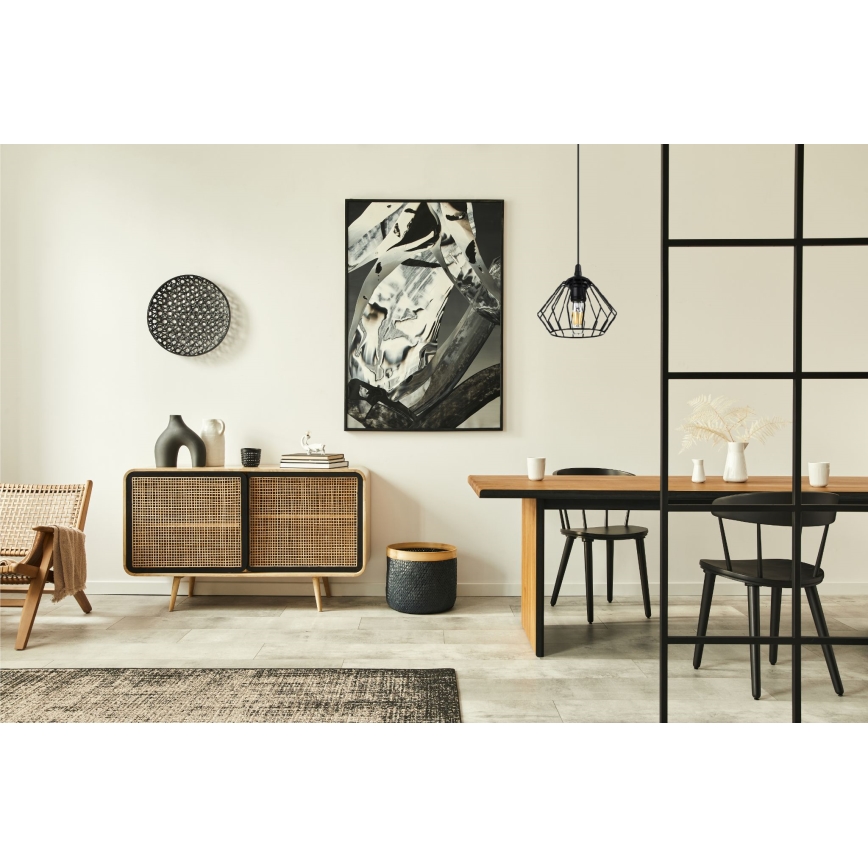 Luster na sajli CEED 1xE27/60W/230V crno