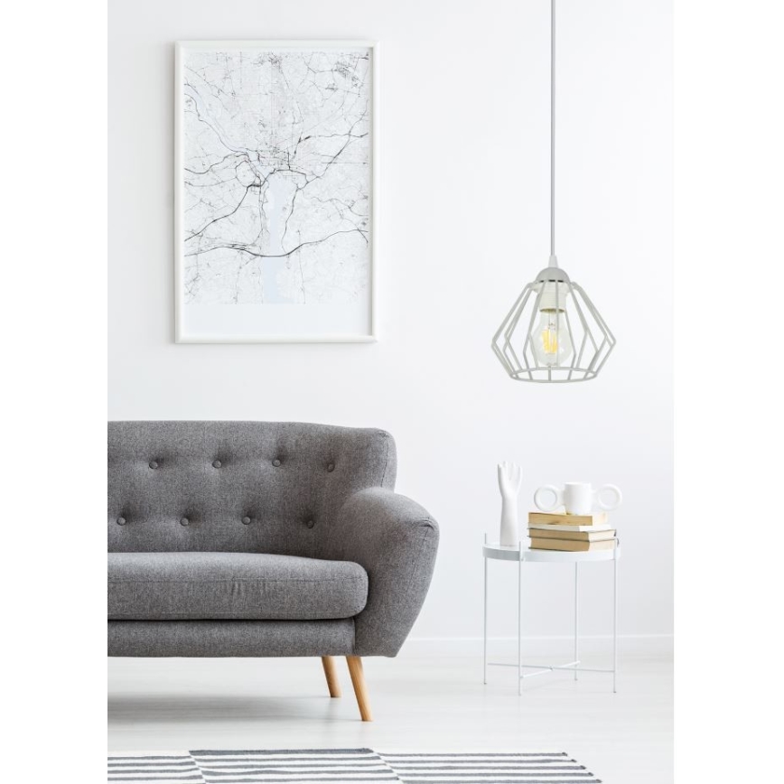 Luster na sajli CEED 1xE27/60W/230V sivo