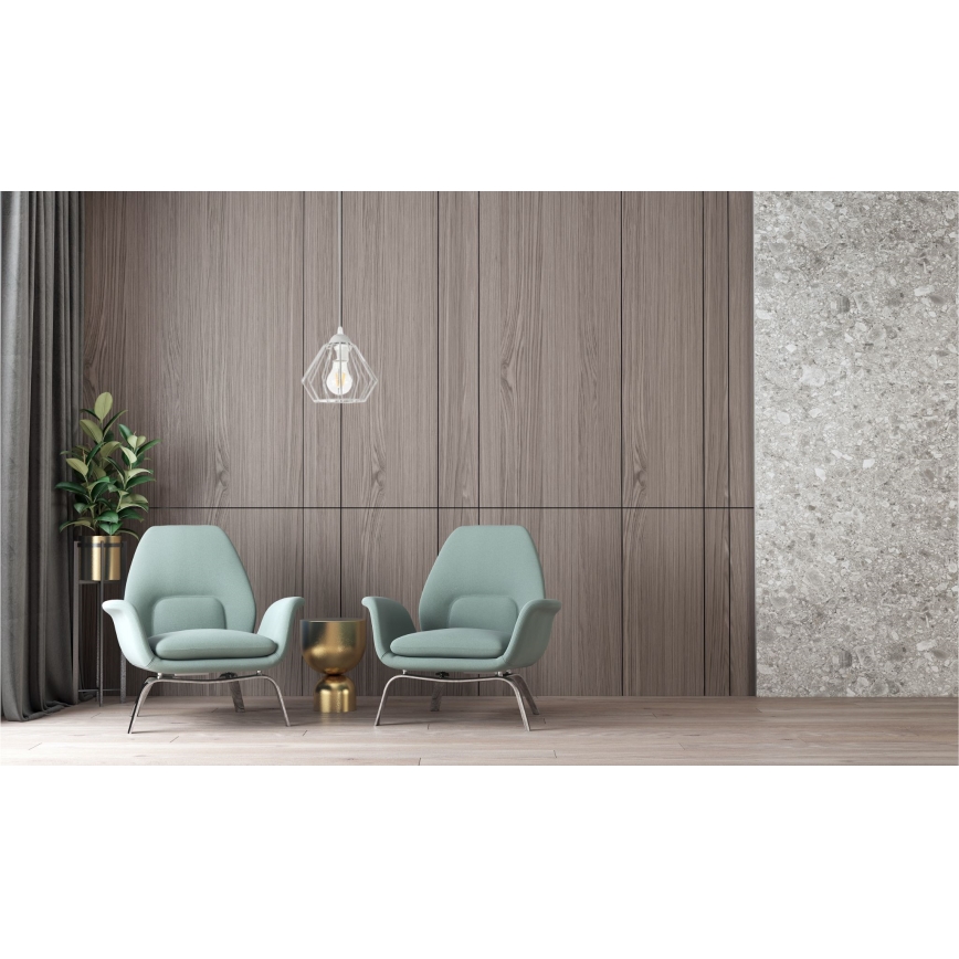 Luster na sajli CEED 1xE27/60W/230V sivo