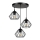 Luster na sajli CEED 3xE27/60W/230V crno