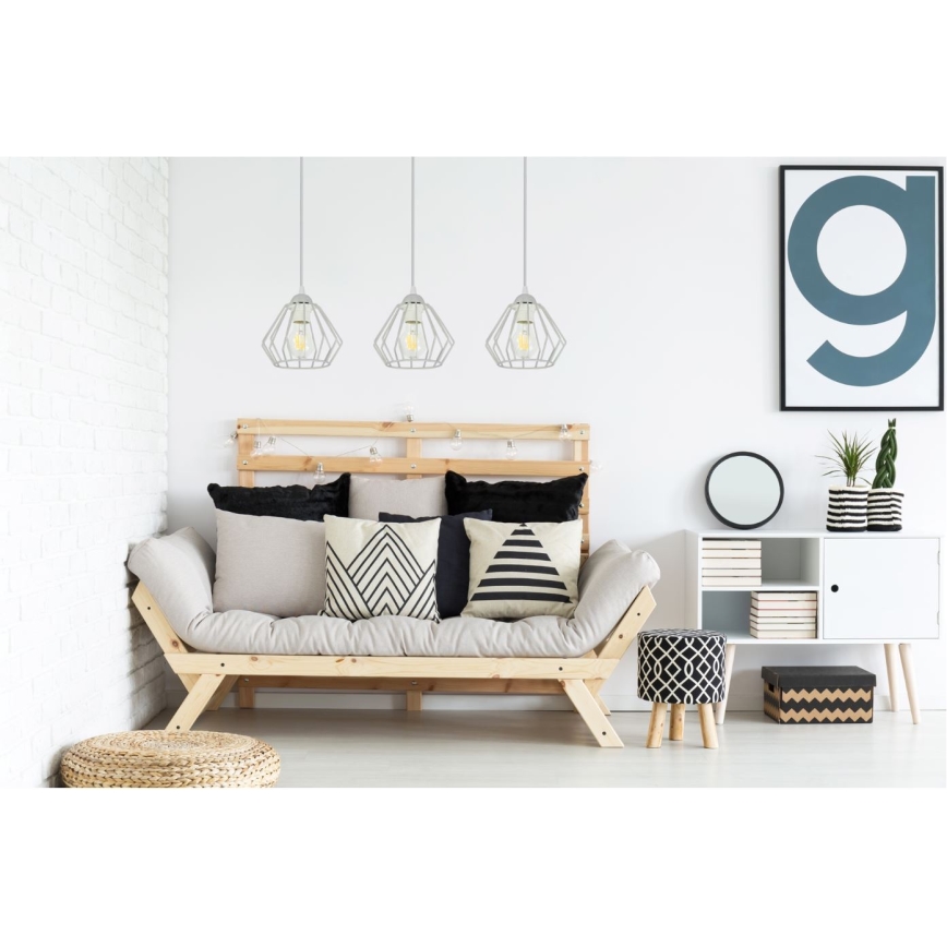 Luster na sajli CEED 3xE27/60W/230V siva