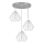Luster na sajli CEED 3xE27/60W/230V sivo