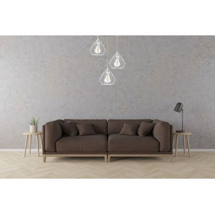 Luster na sajli CEED 3xE27/60W/230V sivo