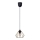 Luster na sajli CEED GOLD 1xE27/60W/230V pr. 17,5 cm crno/zlatna