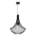 Luster na sajli CESTA 1xE27/60W/230V crno