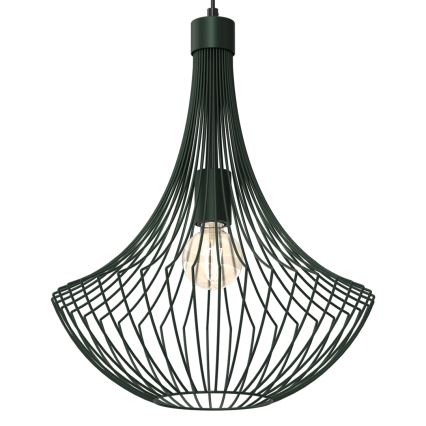 Luster na sajli CESTA 1xE27/60W/230V zelena