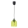 Luster na sajli CHRIS 1xE27/60W/230V pr. 11 cm zelena