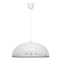 Luster na sajli CIRCLE 1xE27/15W/230V bela