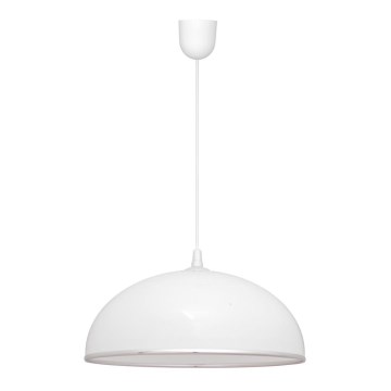 Luster na sajli CIRCLE 1xE27/15W/230V bela