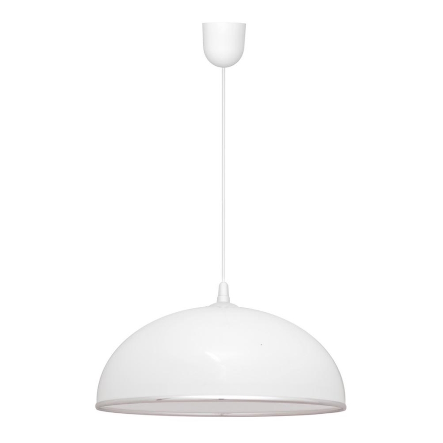 Luster na sajli CIRCLE 1xE27/15W/230V bela