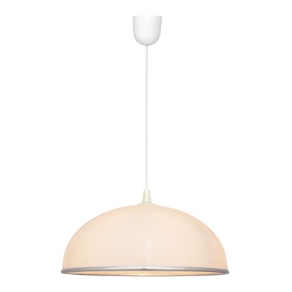 Luster na sajli CIRCLE 1xE27/15W/230V bela