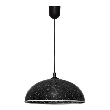 Luster na sajli CIRCLE 1xE27/15W/230V crno