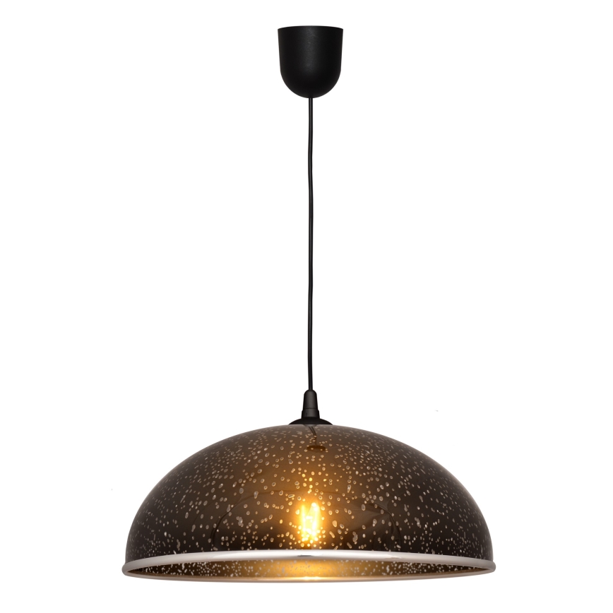 Luster na sajli CIRCLE 1xE27/15W/230V crno