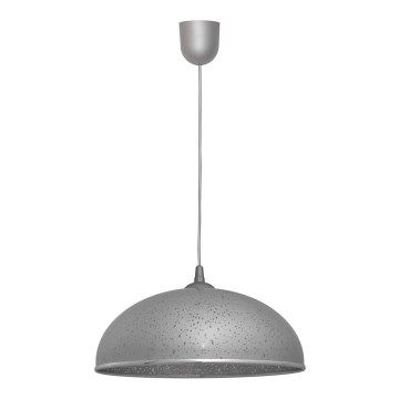 Luster na sajli CIRCLE 1xE27/15W/230V sivo
