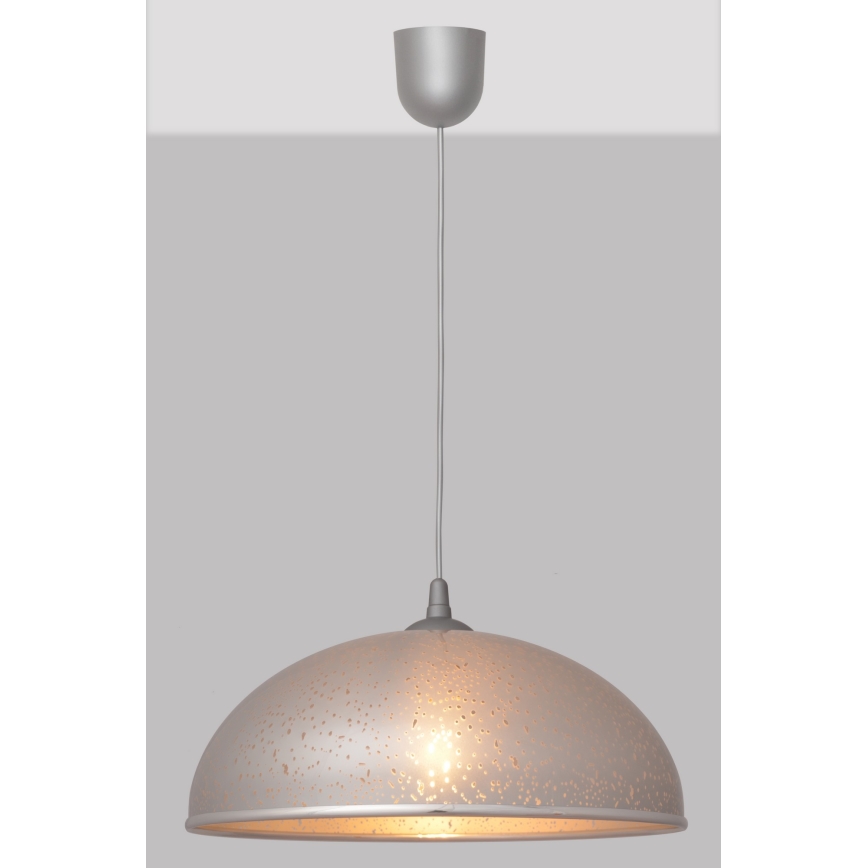 Luster na sajli CIRCLE 1xE27/15W/230V sivo