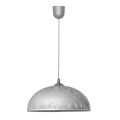 Luster na sajli CIRCLE 1xE27/15W/230V sivo