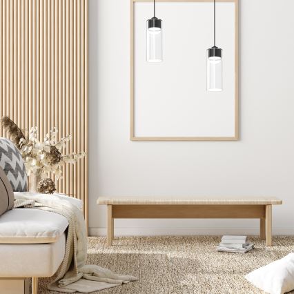 Luster na sajli CLARISSA 1xGX53/12W/230V crno