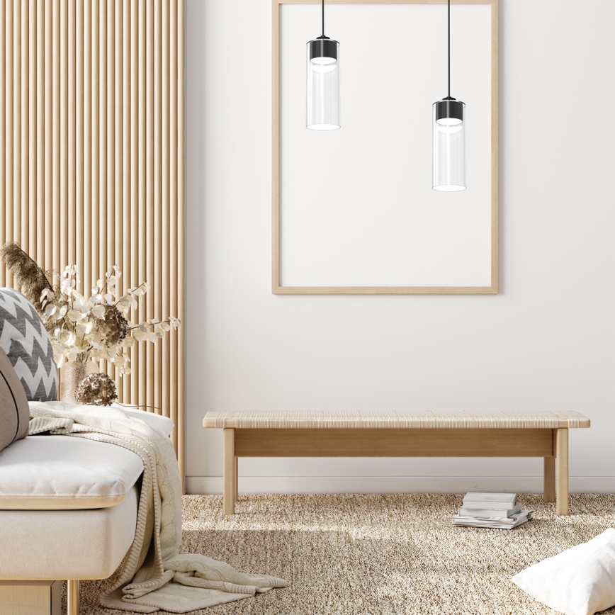 Luster na sajli CLARISSA 1xGX53/12W/230V crno