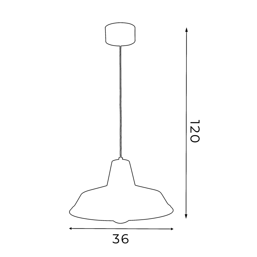 Luster na sajli CLASS 1xE27/15W/230V bež