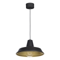 Luster na sajli CLASS 1xE27/15W/230V crno