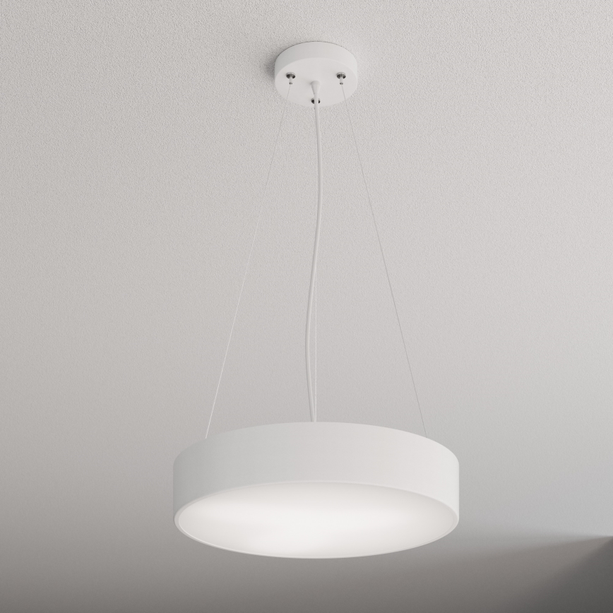Luster na sajli CLEO 3xE27/24W/230V pr. 40 cm bela