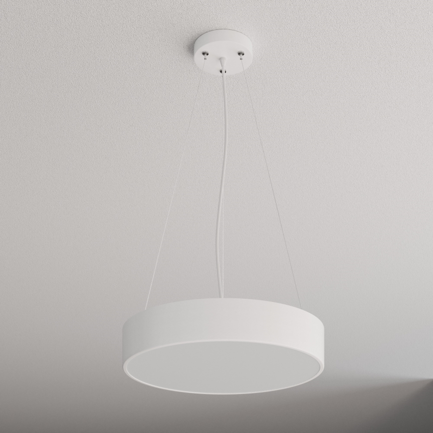 Luster na sajli CLEO 3xE27/24W/230V pr. 40 cm bela