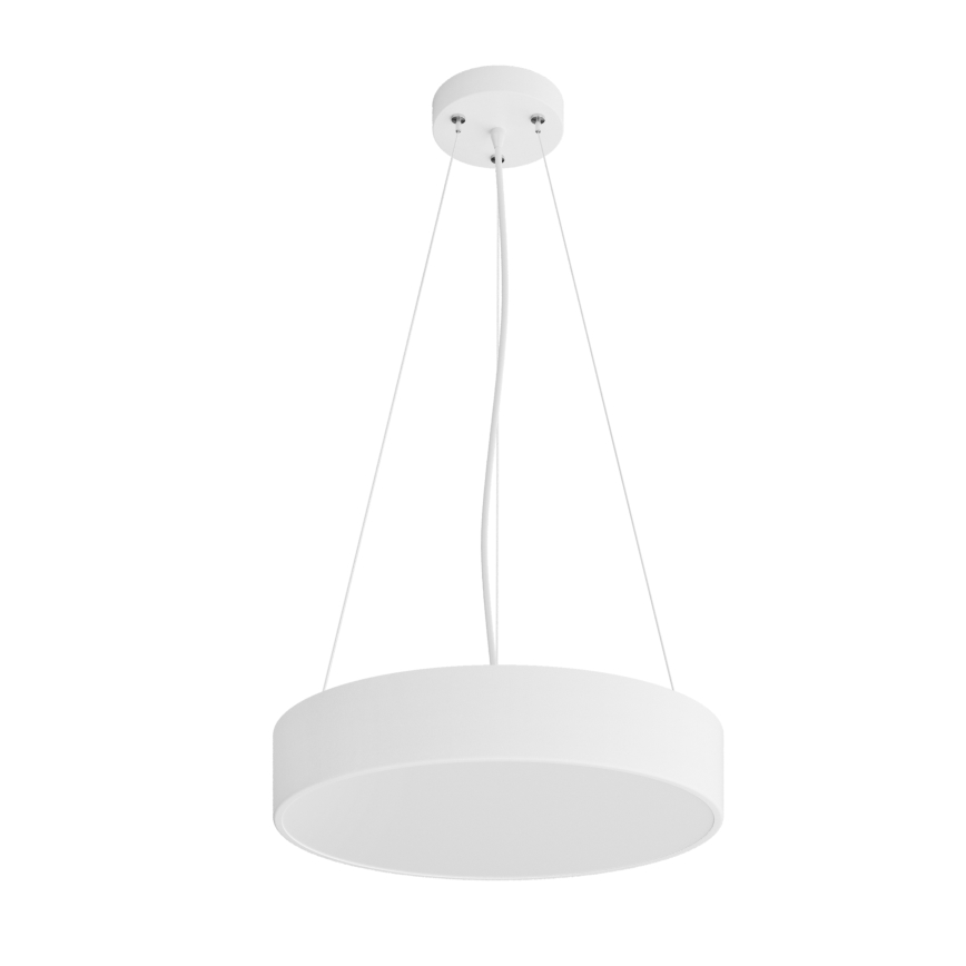 Luster na sajli CLEO 3xE27/24W/230V pr. 40 cm bela