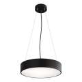 Luster na sajli CLEO 3xE27/24W/230V pr. 40 cm crno