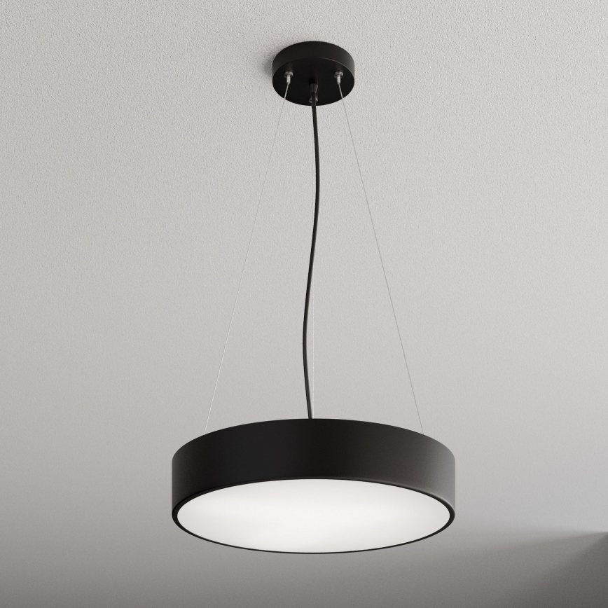 Luster na sajli CLEO 3xE27/24W/230V pr. 40 cm crno