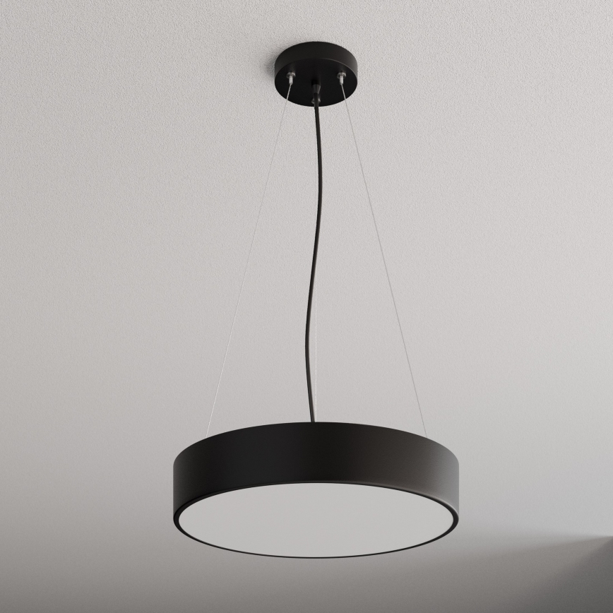 Luster na sajli CLEO 3xE27/24W/230V pr. 40 cm crno