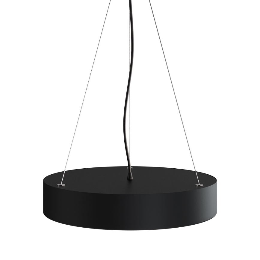Luster na sajli CLEO 3xE27/24W/230V pr. 40 cm crno