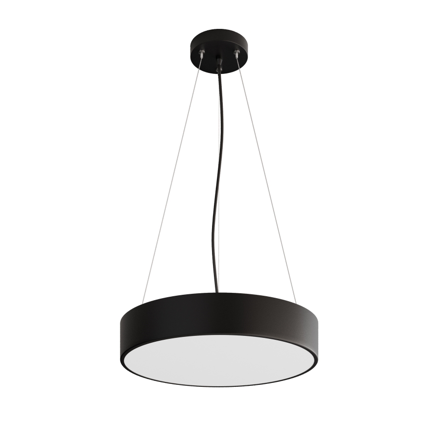 Luster na sajli CLEO 3xE27/24W/230V pr. 40 cm crno