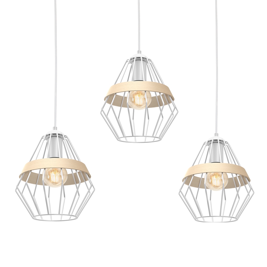 Luster na sajli CLIF 3xE27/60W/230V