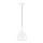 Luster na sajli COMO 1xE27/60W/230V pr. 17 cm bela