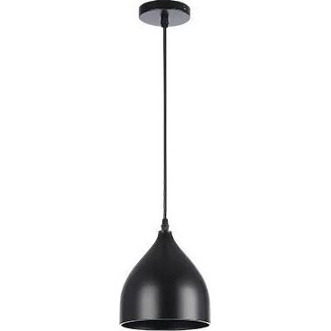 Luster na sajli COMO 1xE27/60W/230V pr. 17 cm crno