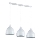 Luster na sajli COMO 3xE27/60W/230V bela