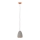 Luster na sajli CONCRETE 1xGU10/5W/230V sivo/bakrena