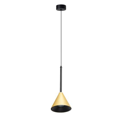Luster na sajli CONE 1xGU10/10W/230V zlatna/crno